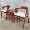 Kursi Teras Minimalis Bahan Kayu Jati