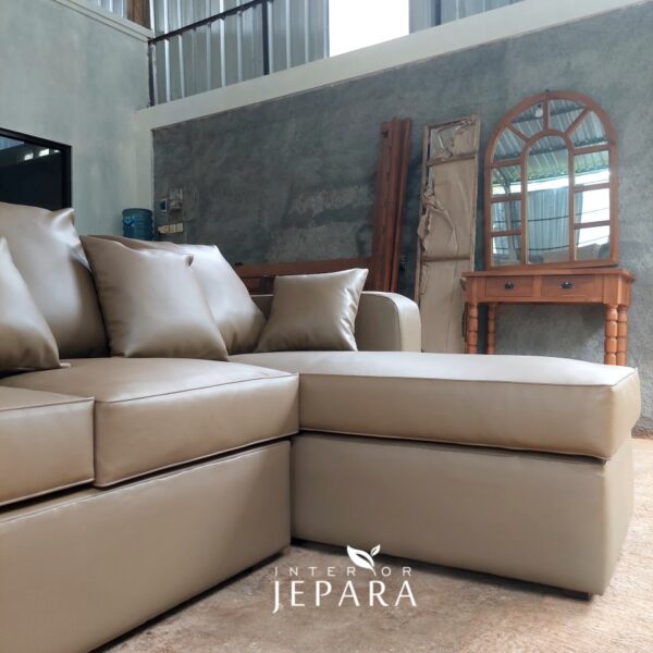 Sofa Modern Minimalis Rangka Kayu Jati - Image 4