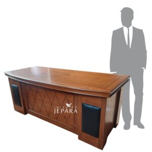 Meja Kantor Industrial Meja Kerja Kayu Jati