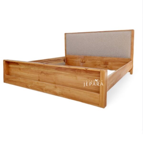 Dipan,Rangka Tempat Tidur Retro Eropa Klasik Kayu Jati Solid