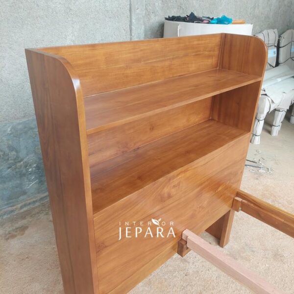 Dipan Anak Double Bed Kayu Jati Model Minimalis