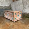 Peti Kayu Ukir Vintage – Rustic Handcrafted Storage Chest