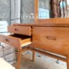 Meja Rias dan Kursi Model Retro Bahan Kayu Jati