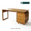Meja Kerja Meja Laptop Scandinavian Style Bahan Kayu Jati