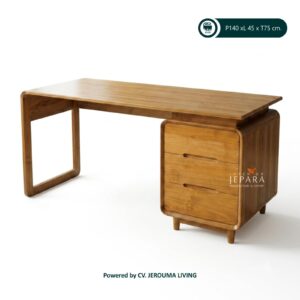 Meja Kerja Meja Laptop Scandinavian Style Bahan Kayu Jati