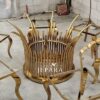 NIAGARA Dining Table Luxurious Stainless Steel Model