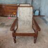 Kursi Malas Kayu Jati Mix Rotan Alami