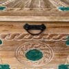 Peti Kayu Ukir Vintage – Rustic Handcrafted Storage Chest