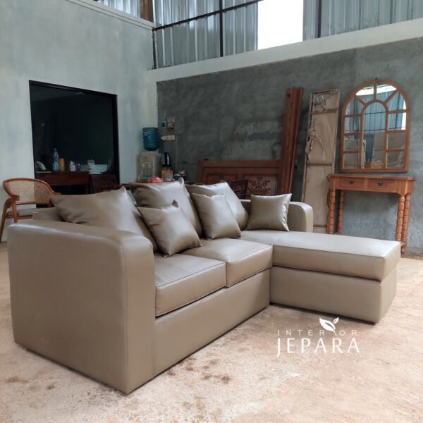 Sofa Modern Minimalis Rangka Kayu Jati - Image 3