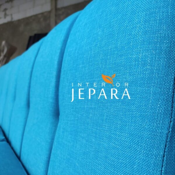 Sofa 3 Seater Retro Rangka Kayu Jati - Royal Foam - Image 4