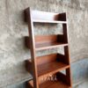 Rak Buku Minimalis Sandar Kayu Jati