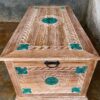 Peti Kayu Ukir Vintage – Rustic Handcrafted Storage Chest