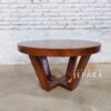 Meja Kopi,Meja Tamu Circle 80cm Bahan Kayu Jati