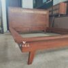 Dipan Rangka Tempat Tidur Kayu Jati Mix Rotan Alami
