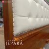 Dipan Minimalis Kayu Jati Solid