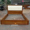 Dipan Minimalis Kayu Jati Solid