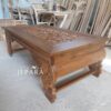 Meja Tamu Kayu Jati Ukiran Motif Etnik Madura