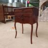 Meja Sudut, Meja Vas Bunga, Bedside Table Kayu Jati