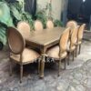 Elizabeth Dining Set 8 Kursi Kayu Jati Interior Jepara