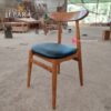 Kursi Makan Kursi Kafe Retro Kayu Jati