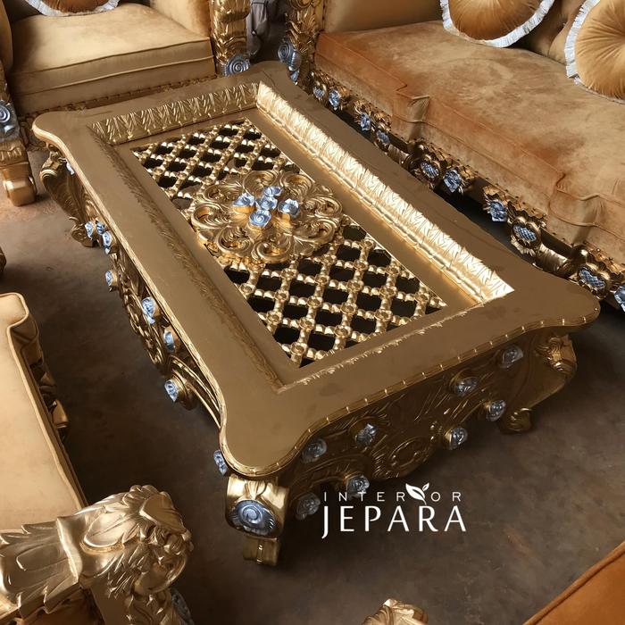 Kursi Tamu Ukir Jepara Mewah Klasik – Set Sofa Tamu Elegan