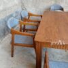 Meja Makan Kayu Jati Classy Big Foot Kayu Tebal dan Kokoh