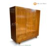 Almari Pakaian Minimalis 3 Pintu Kayu Jati
