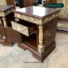 Bedside Table Ukir Mewah Kayu Jati Jepara