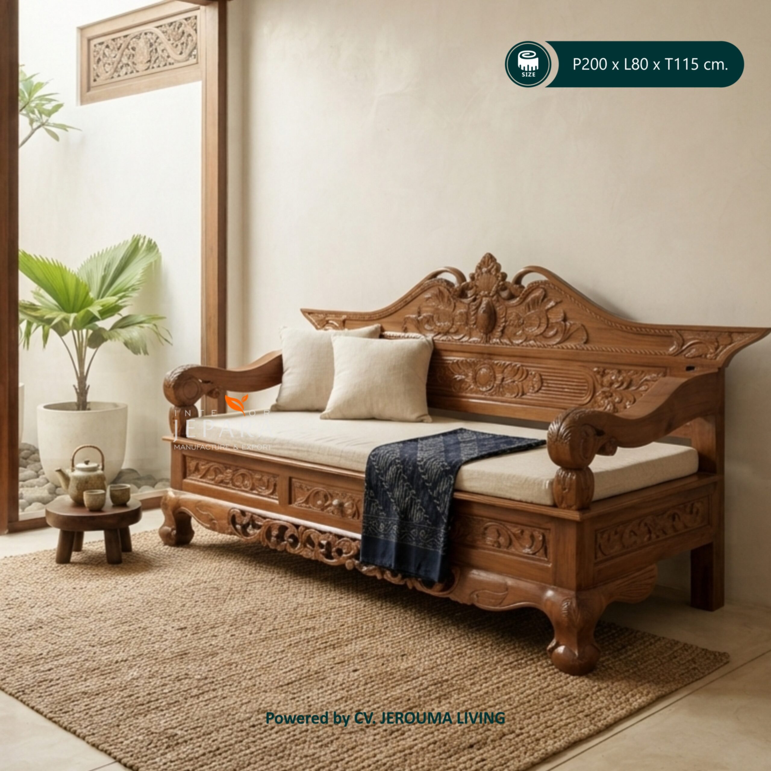 Bangko Jowo Singosari , Bale Bale Kayu Jati, Sofa Bed