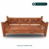 Bale Bale Daybed Sofa Kayu Jati Motif Ukiran Bunga