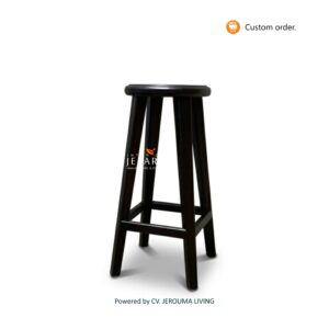 Kursi Bar Minimalis Jepara – Solid Wood Stool