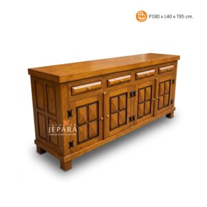 Bufet Kayu Jati Minimalis Klasik