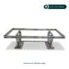 Rings Coffee Table, Meja Tamu Stainless Steel