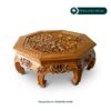 Meja Tamu Ukiran Klasik Kayu Jati Segi 8 – Coffee Table Jepara