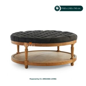 Meja Tamu Andalusia with Cushions Kayu Jati – Coffee Table