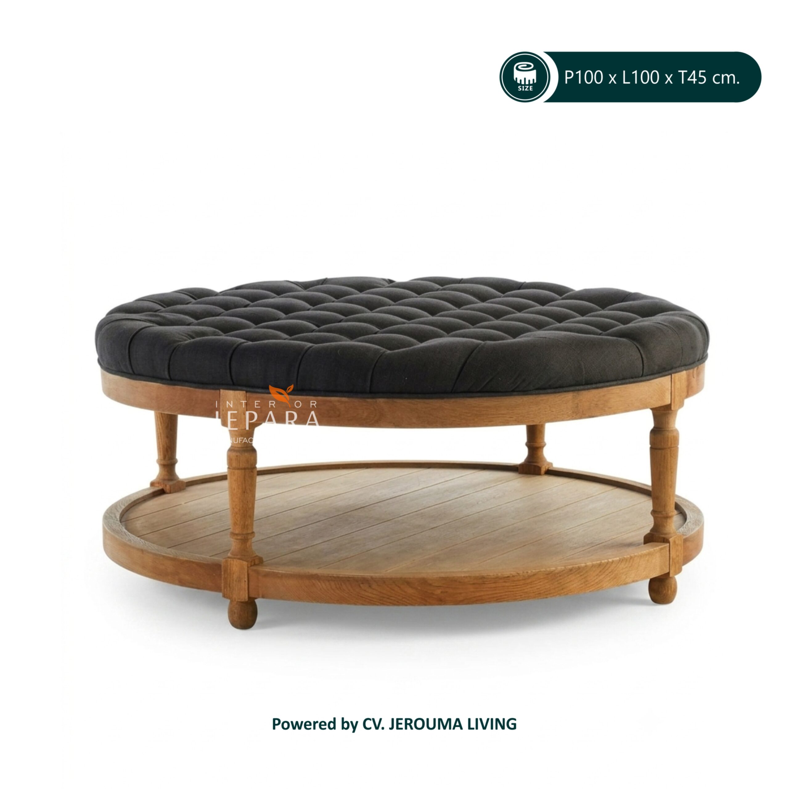 Meja Tamu Andalusia with Cushions Kayu Jati – Coffee Table