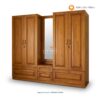 Lemari Kayu Jati Klasik Minimalis Custom Shape