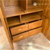 Lemari Pakaian Custom Shape Minimalis Kayu Jati