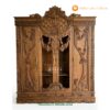 Lemari Pakaian Kayu Jati Ukiran Handmade