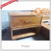 Tempat Tidur Jati Minimalis Modern Set Nakas