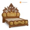 Tempat Tidur Ukir Klasik Mewah Kayu Jati Jepara