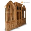 Display Cabinet Mewah Lemari Hias Full Ukiran Kayu Jati