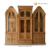 Display Cabinet Mewah Lemari Hias Full Ukiran Kayu Jati