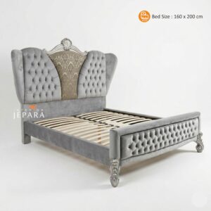 Dipan Cleopatra Ukiran Rangka Kayu Jati