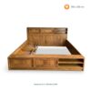 Tempat Tidur Kayu Jati Multifungsi Minimalis Modern