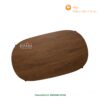 Meja Makan Marmer Oval 6 Kursi Kayu Jati Minimalis Modern