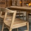 Meja Makan Kayu Jati Minimalis 6 Kursi Modern