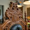 Meja Makan Raja Motif Kepala Singa Kayu Jati