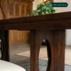 Set Meja Makan Klasik Minimalis Kayu Jati