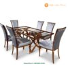 Meja Makan Stainless Steel Modern Living